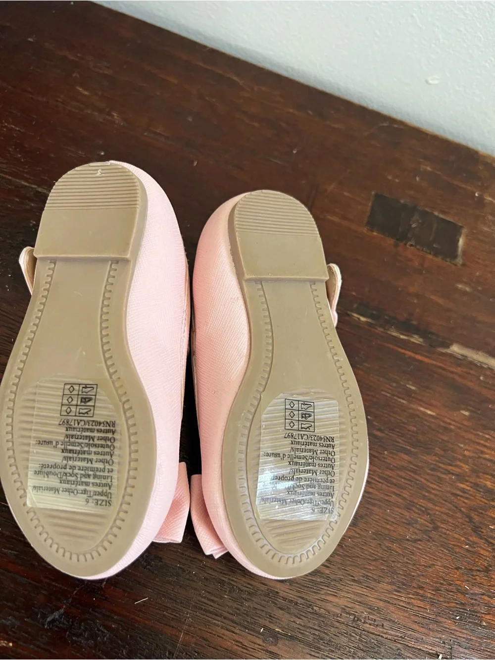 NWOT Janie and Jack Pink Bow Mary Jane Baby Walker Shoes with Strap